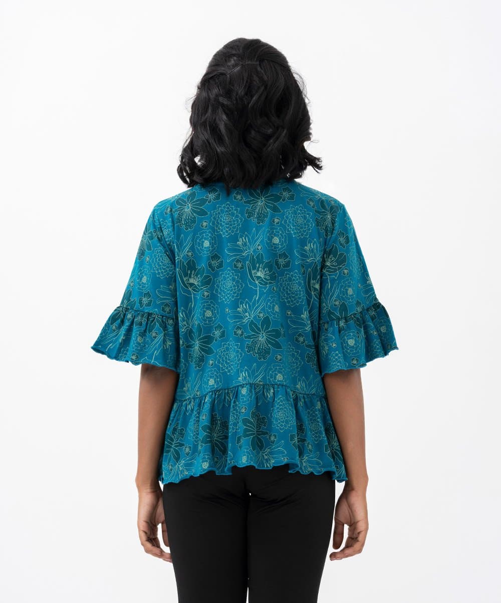 Blue Knit Tops for Women - Image 1